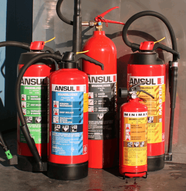 Brandblussers van ANSUL