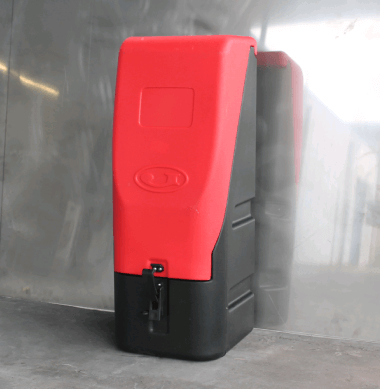 ANSUL Blusserkast. Beschermen van brandblusmiddelen