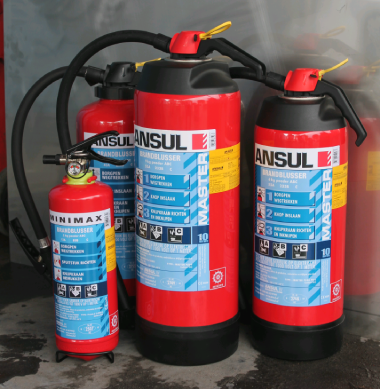 ANSUL Poeder brandblussers familie