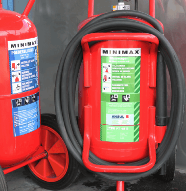 Bluswagens van ANSUL