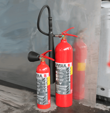 ANSUL CO2 brandblussers familie