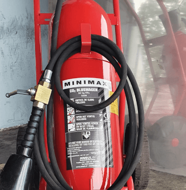 Bluswagen Minimax CO2 ANSUL